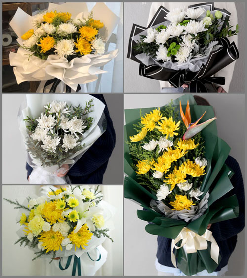 河南南阳邓州市都司镇八里村白事花束代送